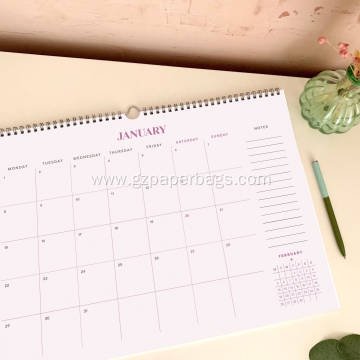 Minimalist Monthly Wall Calendar Planner